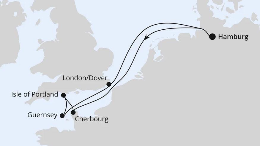 Südengland, Guernsey & Mont-Saint-Michel ab Hamburg