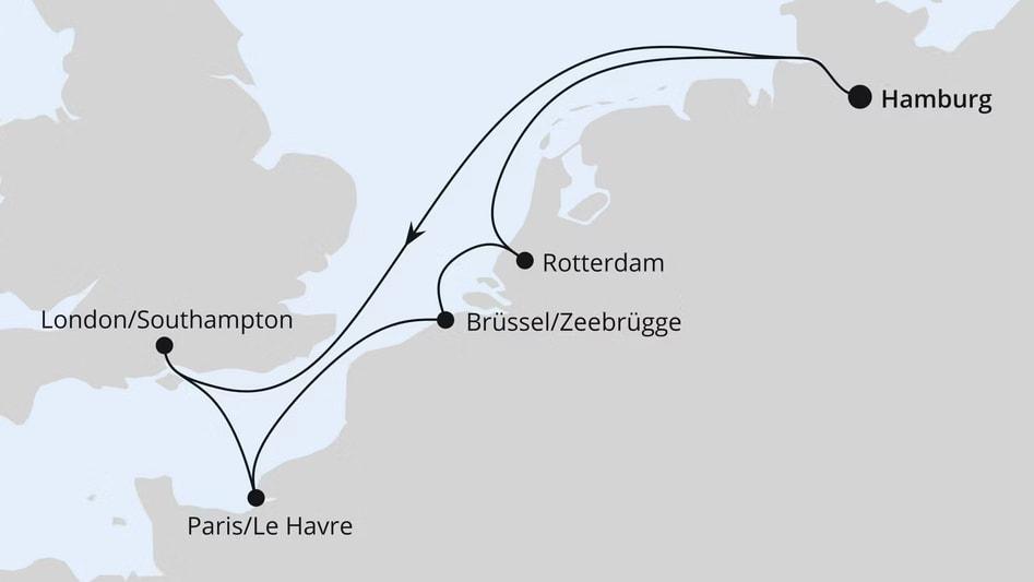 Metropolen ab Hamburg