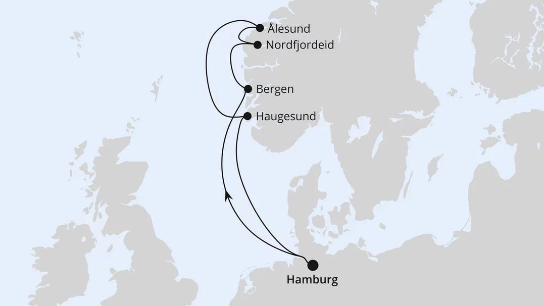 Norwegen ab Hamburg