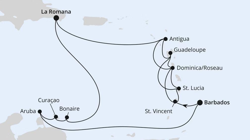 Karibische Insel-Rundreise ab Barbados