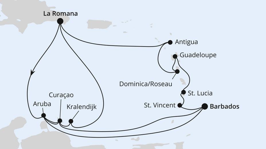 Karibische-Insel-Rundreise