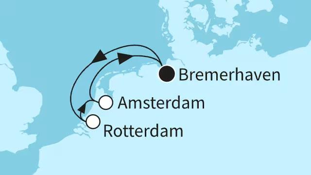 Kurzreise Hollands hübsche Hafenstädte