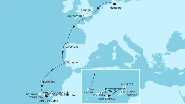 Perlen des Atlantiks