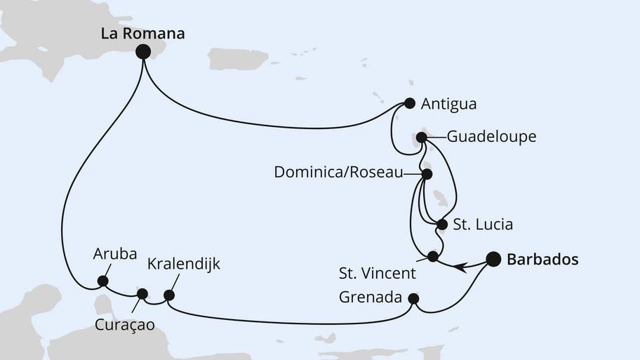Karibische Insel-Rundreise ab Barbados