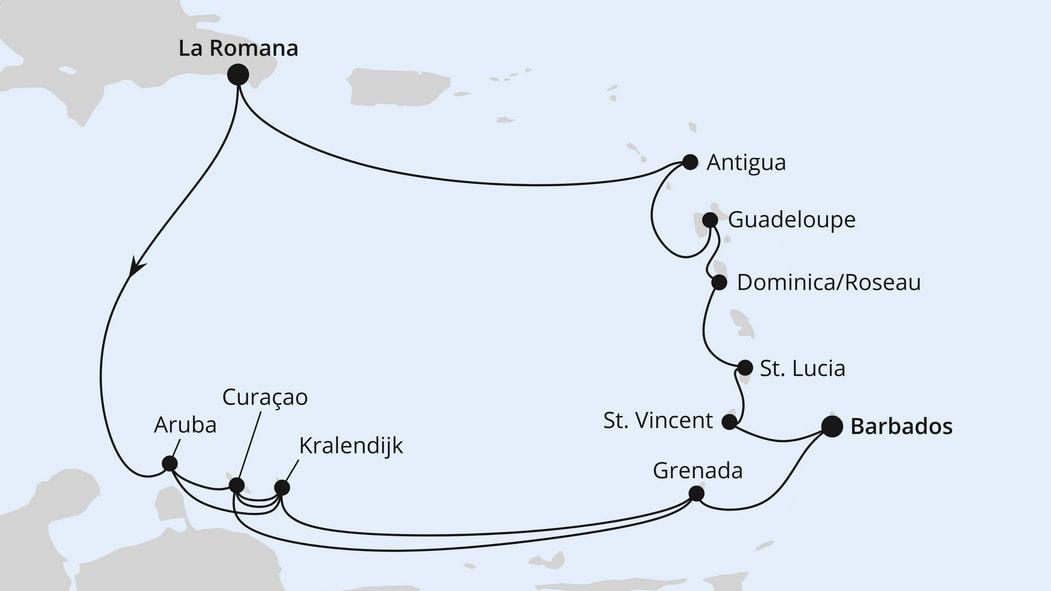 Karibische Insel-Rundreise
