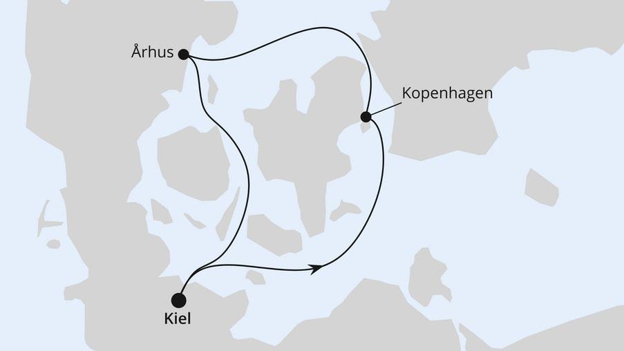 Minikreuzfahrt nach Dänemark ab Kiel